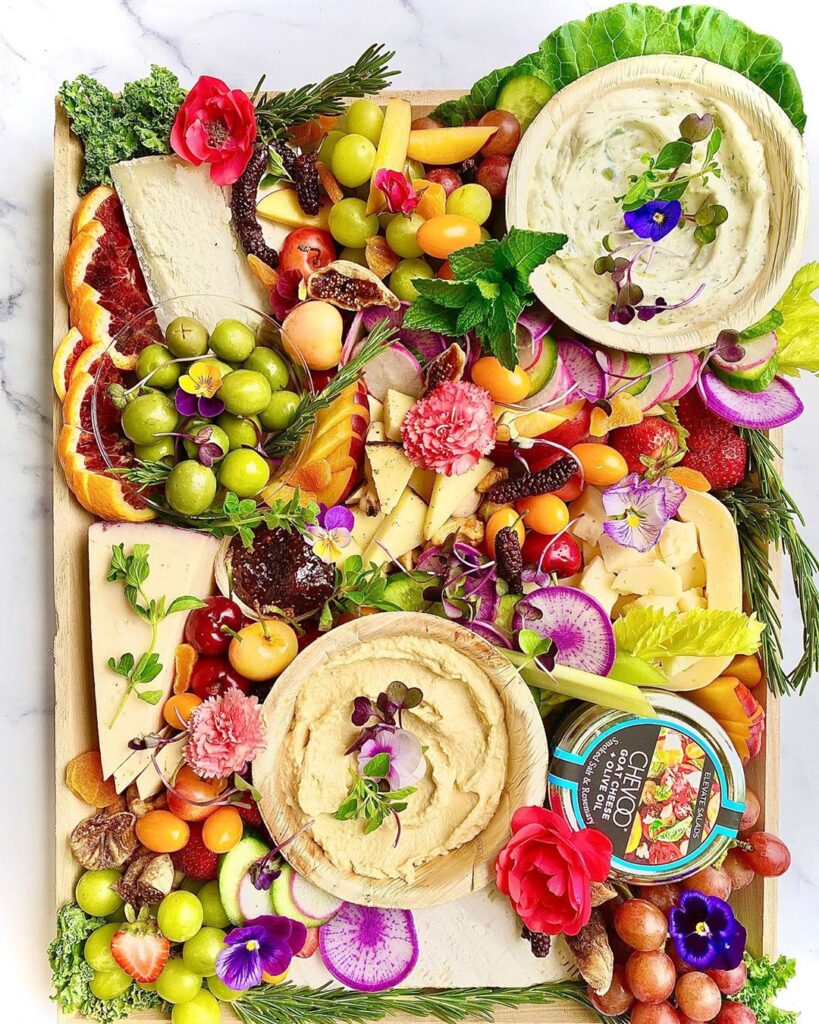 Meat-Free Summer Cheeseboard
 &ndash; Belle Cheese Board.com