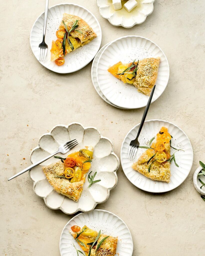 Rosemary & Sesame Tomato Cheese Galette Recipe – Belle Cheese Board.com