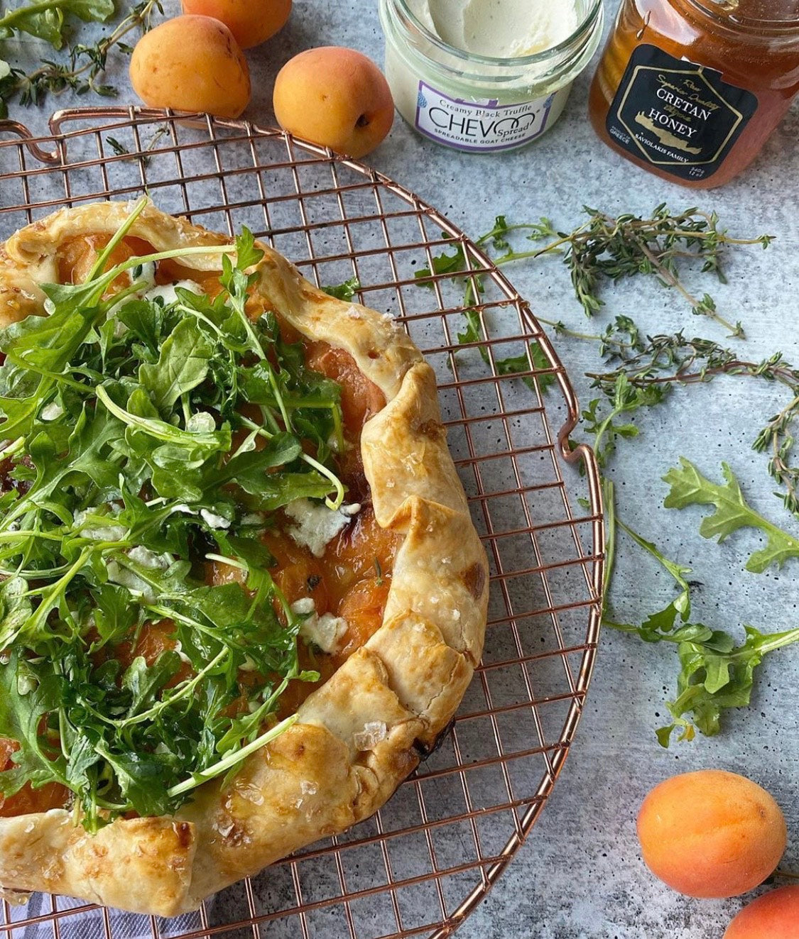 Apricot and Goat Cheese Galette Recipe – Belle Cheese Board.com