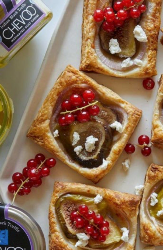 Roasted Fig & Goat Cheese Tarts Recipe – Belle Cheese Board.com