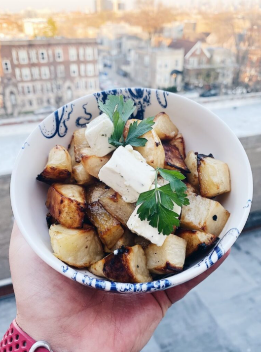 Cheesy Roasted Potatoes Recipe – Belle Cheese Board.com