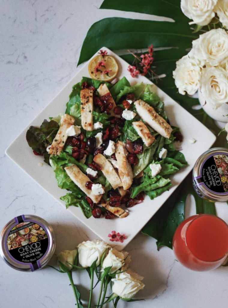 Grilled Chicken Salad with Goat Cheese Recipe – Belle Cheese Board.com