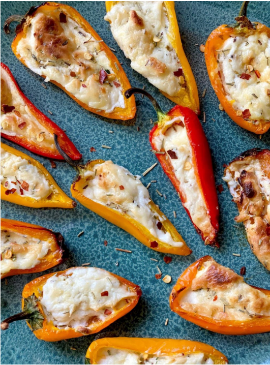 Goat Cheese Stuffed Mini Peppers Recipe