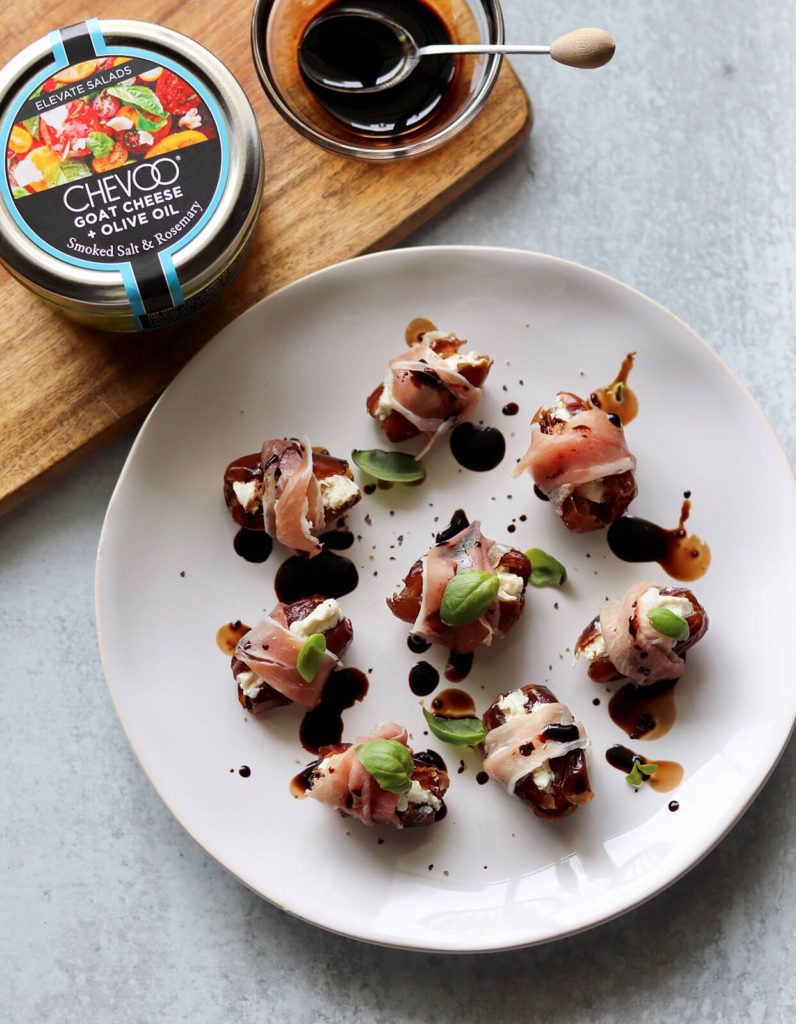 Prosciutto & Goat Cheese Dates Recipe