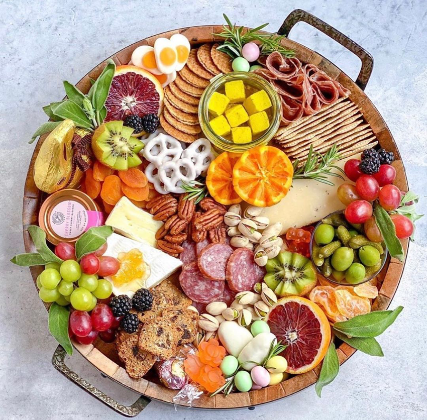 Goat Cheese and Citrus Charcuterie Board