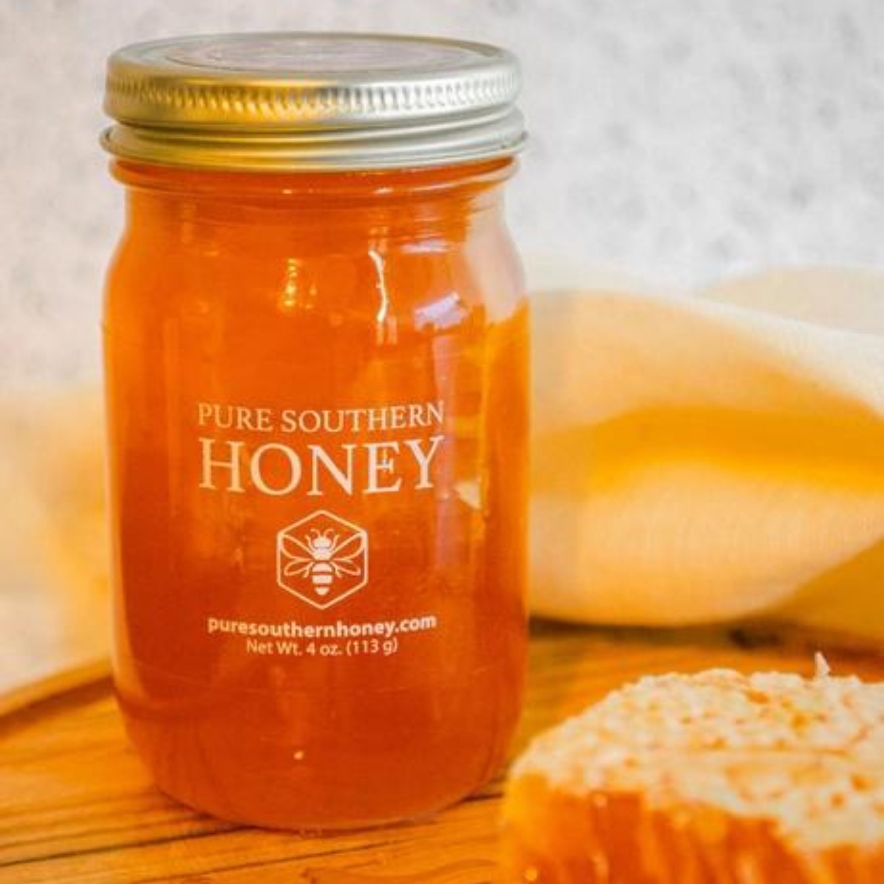 Pure Southern Honey - Mini Honey with Comb