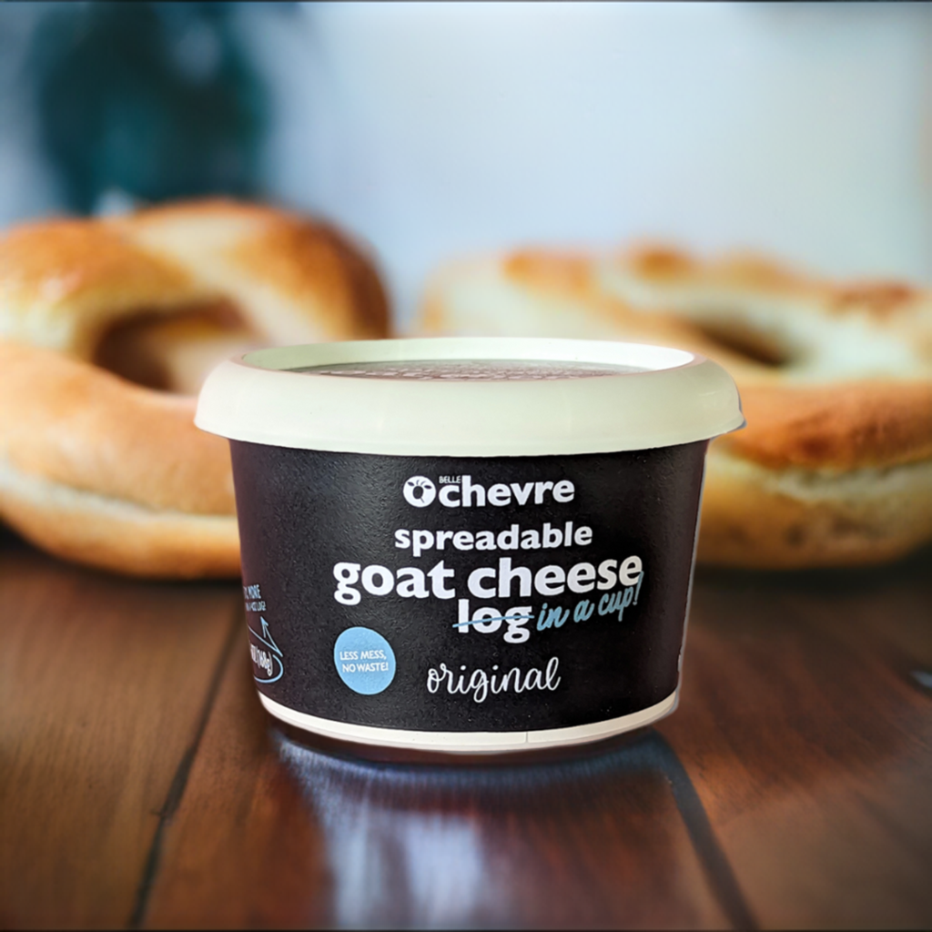 Belle Chevre Spreadable Goat Cheese Log in a Cup - Original